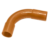 ELEC CODO POLIDUCTO NARANJA 1/2