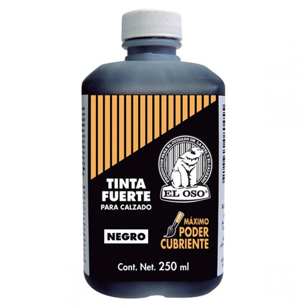 EL OSO TINTA FUERTE NEGRO 250 ML.