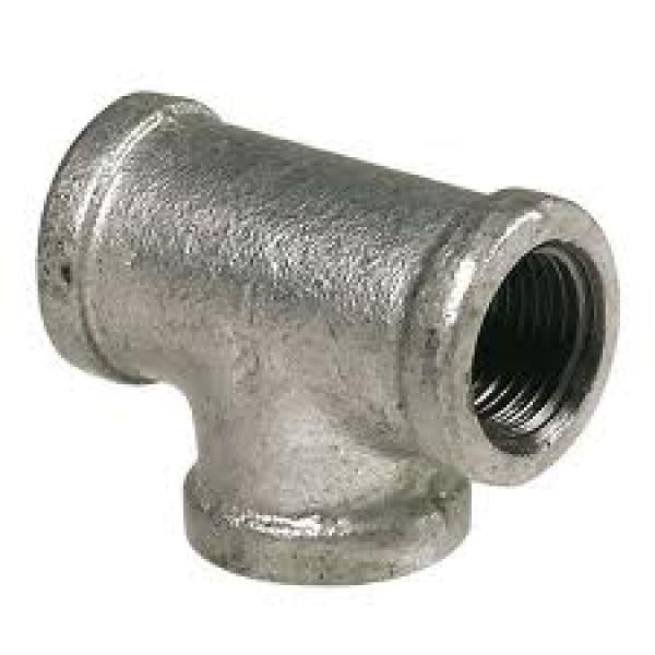 NINSA TEE REFORSADA 19MM=3/4 GALVANIZADA