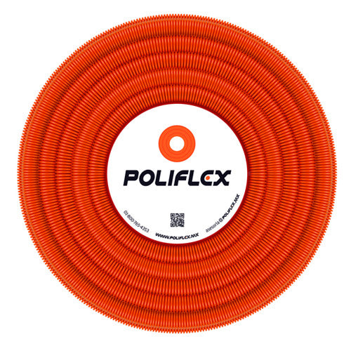 POLIFLEX NARANJA CON GUIA 19MM 3/4 