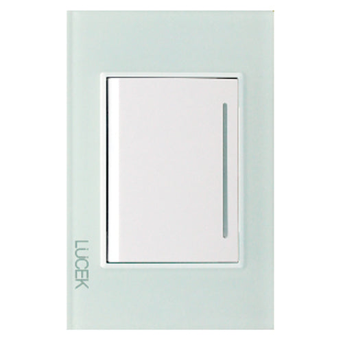 LUCEK PLA 1 INT SENC DE 3 MOD CRISTAL CRISTAL BLANCO